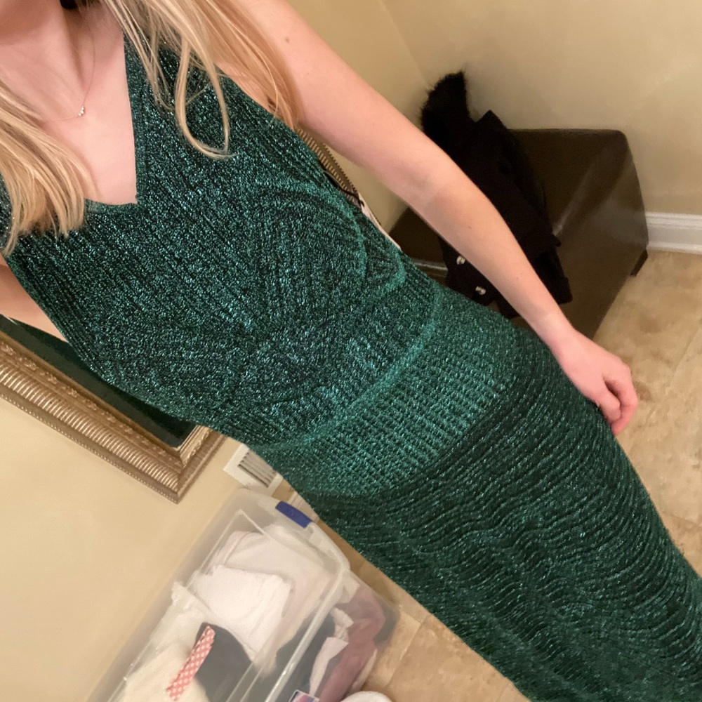 2021 Missoni Green Maxi Dress with cut outs Size medium